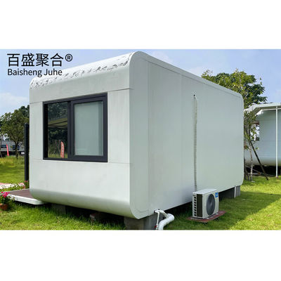 การตกแต่งภูมิทัศน์ โครงสร้างเหล็ก Apple Cabin สะอาดและเป็นมิตรต่อสิ่งแวดล้อม