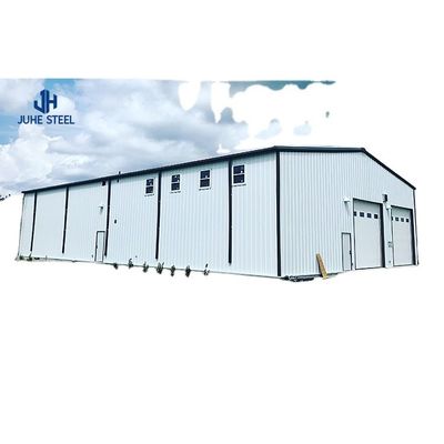 ร้านโครงสร้างเหล็กเบาสําหรับอาคาร Prefab ห้องแสดงสินค้าในสีที่กําหนดเอง