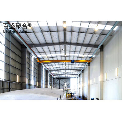 บริการแปรรูปปั่นเหล็ก Prefab โกดังโลหะที่มีสแตนเลสเบา Q345 Q235 กรอบหลัก