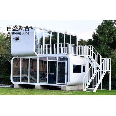 วิลล่า 20 ฟุต 40 ฟุต ภายนอก โมเดิร์น โป๊พูลาร์ บ้าน Prefab บ้านเล็ก โมบายล์ บ้านทํางาน สํานักงาน Pod Apple Cabin