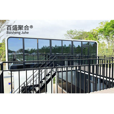 วิลล่า 20 ฟุต 40 ฟุต ภายนอก โมเดิร์น โป๊พูลาร์ บ้าน Prefab บ้านเล็ก โมบายล์ บ้านทํางาน สํานักงาน Pod Apple Cabin