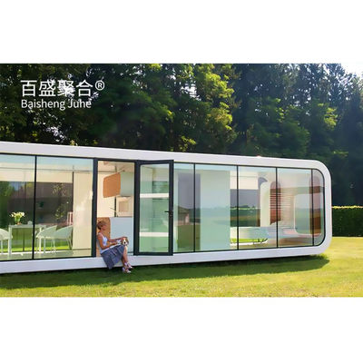 วิลล่า 20 ฟุต 40 ฟุต ภายนอก โมเดิร์น โป๊พูลาร์ บ้าน Prefab บ้านเล็ก โมบายล์ บ้านทํางาน สํานักงาน Pod Apple Cabin