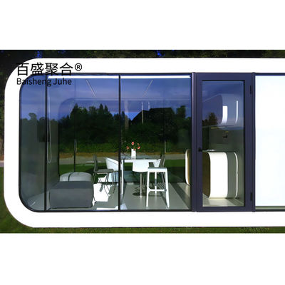 วิลล่า 20 ฟุต 40 ฟุต ภายนอก โมเดิร์น โป๊พูลาร์ บ้าน Prefab บ้านเล็ก โมบายล์ บ้านทํางาน สํานักงาน Pod Apple Cabin