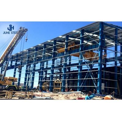 สแตนดาร์ด AiSi แปรง ประชาชนเศรษฐกิจ การออกแบบเบา Prefab โลหะโครงสร้างโกดัง