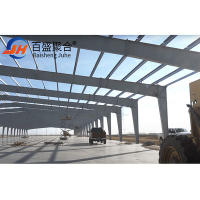 Q355 Q235B สแตนเลสเกรด สแตนเลสเบา กรอบหลักอุตสาหกรรมโลหะ Prefab อาคารโกดัง