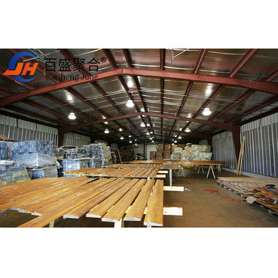 Q355 Q235B สแตนเลสเกรด สแตนเลสเบา กรอบหลักอุตสาหกรรมโลหะ Prefab อาคารโกดัง