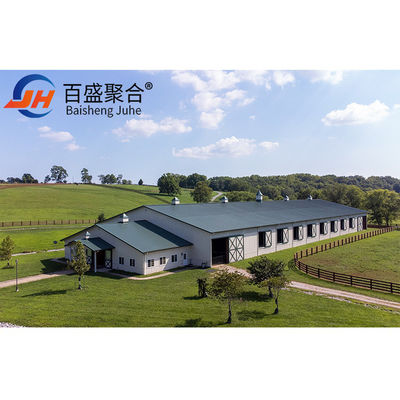 ISO9001 2008/CE/BV รับรองฟาร์มไก่ที่ทันสมัย โครงสร้างเหล็กเบา บ้านไก่