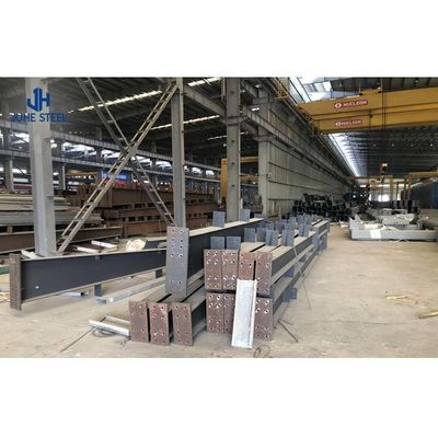 Juhe โลหะ กรอบพื้นที่ โครงสร้างเหล็ก อาคาร Prefab Warehouse สําหรับการออกแบบตามความต้องการ
