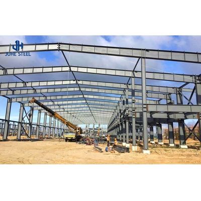 Juhe อุตสาหกรรม Prefab โครงสร้างสแตนเลส โรงงานหนักสําหรับโรงเก็บฮังการ์ประปา