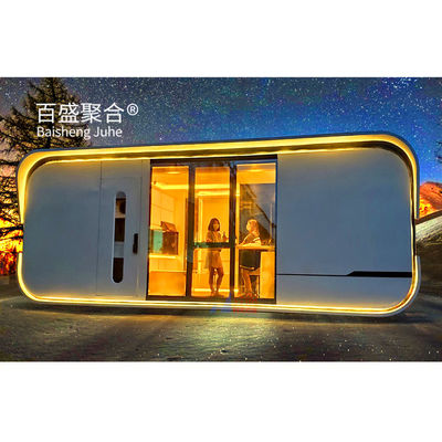 โครงงานกรอบเหล็กเหล็กเหล็ก โครงการบ้านเรือน Apple Cabin สําหรับการอาศัยและการทํางาน