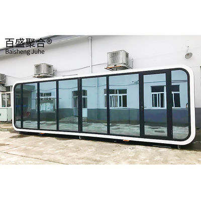 โครงงานกรอบเหล็กเหล็กเหล็ก โครงการบ้านเรือน Apple Cabin สําหรับการอาศัยและการทํางาน