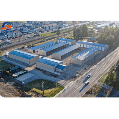 อาคารพกพา Prefab โครงสร้างกราฟโลหะ โรงงานโกดัง โรงงานก่อสร้าง โรงงานอุตสาหกรรม