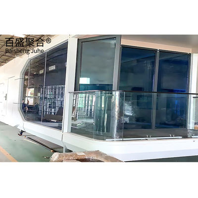 บ้าน Prefab Space Capsule ที่กําหนดเอง บ้านเล็กๆ สําหรับวิลล่า บ้านโมดูลเหล็ก บ้านเรือ