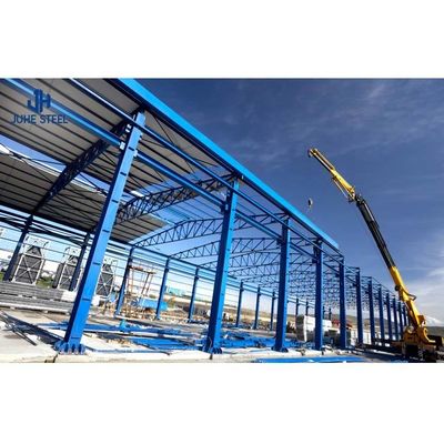 อาคารสแตนเลสแบบ C.Z Shape Steel Channel Purlin Modular Warehouse อาคารสแตนเลสที่มีเกรดสแตนเลส Q355