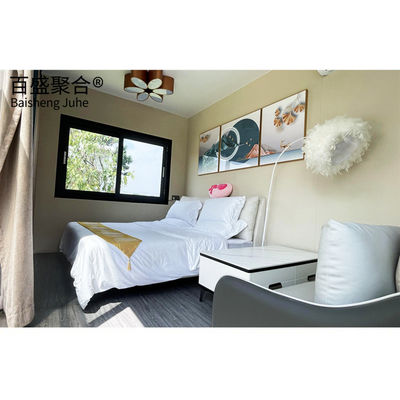 บ้านแคปซูลอวกาศ Prefab สําหรับโรงแรม วิลล่า บ้านคอนเทนเนอร์ Apple Cabin Modular