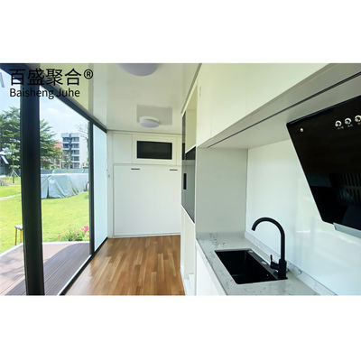 บ้านเล็ก โฟฟิศพ็อดพร้อมเฟอร์นิเจอร์ วิลล่าดีไซน์โมเดิร์น บ้านแอปเปิ้ลขยายได้