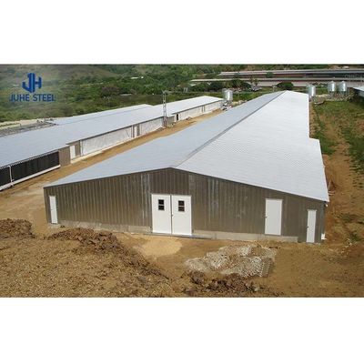 Purlin C.Z Shape Steel Channel Steel Structure บ้านไก่สําหรับการเลี้ยงไก่
