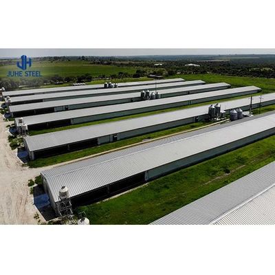 Purlin C.Z Shape Steel Channel Steel Structure บ้านไก่สําหรับการเลี้ยงไก่