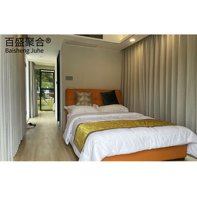 บ้านคอนเทนเนอร์ Prefab Modular Eco Friendly แคปซูล โรงแรมแคบินสําหรับการใช้พื้นที่