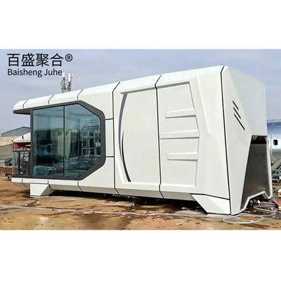 วิลล่าผลิต โมบายล์ สเปซ คัพซูล เฮ้าส์ คอนเทนเนอร์ เฮ้าส์ คัพซูล บ้าน Prefab สําหรับการอาศัย