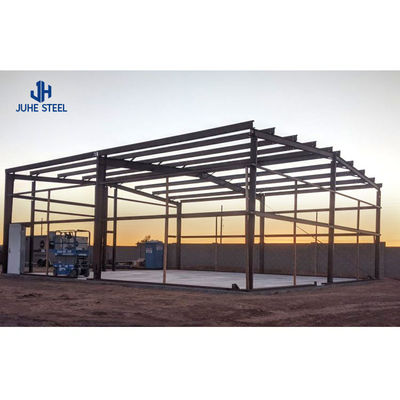 โครงสร้างสแตนเลสเบา โรงงานโกดัง Prefab โรงงานโรงจอดรถ การออกแบบการก่อสร้าง