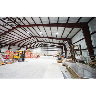 Prefabricated Steel Warehouse with Q235/Q235B/Q355/Q355B Light Steel Structure Frame โครงสร้างเหล็กเบา