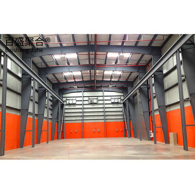 Prefabricated Steel Warehouse with Q235/Q235B/Q355/Q355B Light Steel Structure Frame โครงสร้างเหล็กเบา