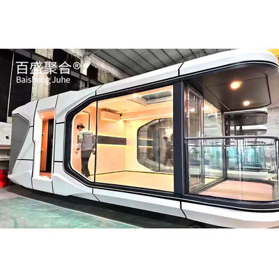 การตกแต่งภูมิทัศน์ 2 ชั้น บ้านแบบจําลอง 3 ห้องนอน บ้าน Prefab