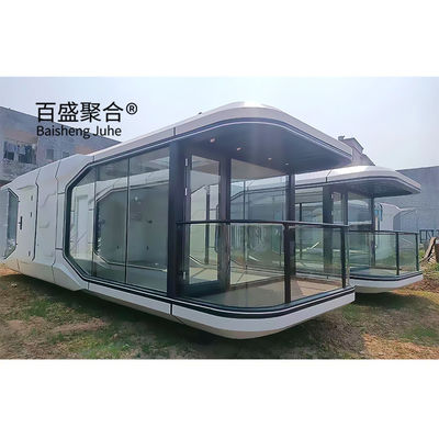 การตกแต่งภูมิทัศน์ 2 ชั้น บ้านแบบจําลอง 3 ห้องนอน บ้าน Prefab