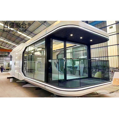 การตกแต่งภูมิทัศน์ 2 ชั้น บ้านแบบจําลอง 3 ห้องนอน บ้าน Prefab
