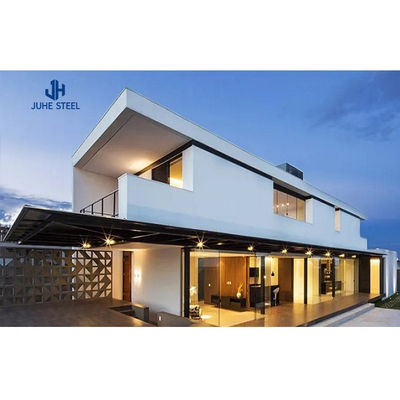 Customized Prefabricated Steel Structure โรงแรม 2 ชั้น อาคารก่อสร้าง