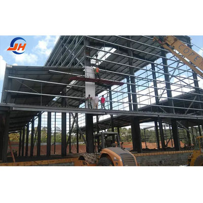 บริการ decoiling และแข็งแกร่ง H-รูปร่างเหล็กแกนโครงสร้างหลักสําหรับอาคารโลหะที่กําหนดเอง