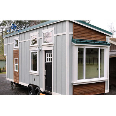 บ้านคอนเทนเนอร์ขนส่ง Prefab ด้วยหน้าต่างเลื่อน PVC