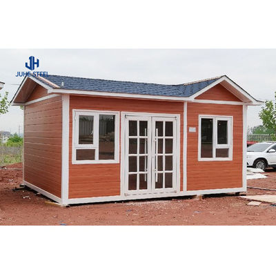 บ้านคอนเทนเนอร์ขนส่ง Prefab ด้วยหน้าต่างเลื่อน PVC