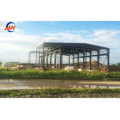 Grade Q345 Q235 Light Steel Main Frame Design โครงสร้างโกดัง Prefabricated โลหะ
