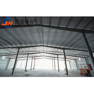 Grade Q345 Q235 Light Steel Main Frame Design โครงสร้างโกดัง Prefabricated โลหะ