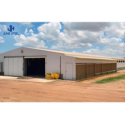 รวดเร็วติดตั้ง Prefabricated สวนม้า ออกแบบ บ้านเหล็กผสมสําหรับอาคารฟาร์ม