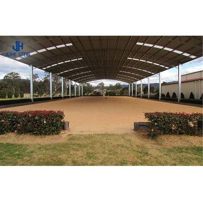 รวดเร็วติดตั้ง Prefabricated สวนม้า ออกแบบ บ้านเหล็กผสมสําหรับอาคารฟาร์ม