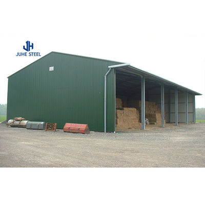 รวดเร็วติดตั้ง Prefabricated สวนม้า ออกแบบ บ้านเหล็กผสมสําหรับอาคารฟาร์ม