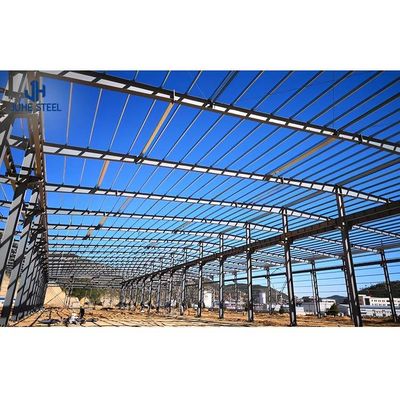 ผสมอัลลูมิเนียม หน้าต่างขนาดที่กําหนดเอง โครงสร้างเหล็ก อาคาร Hot Dip Galvanized Paint Spraying