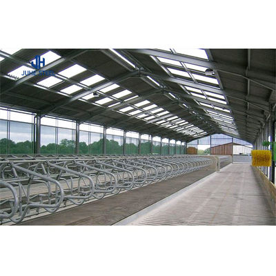 โรงงานเหล็ก กันลม ระยะยาว Prefab Space โครงสร้างเหล็กสําหรับการผลิต