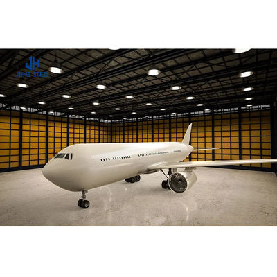 โครงสร้างสแตนเลส Prefab ที่คุ้มค่า Hangar เครื่องบิน พร้อม ISO9001 2008/CE/BV Certificate