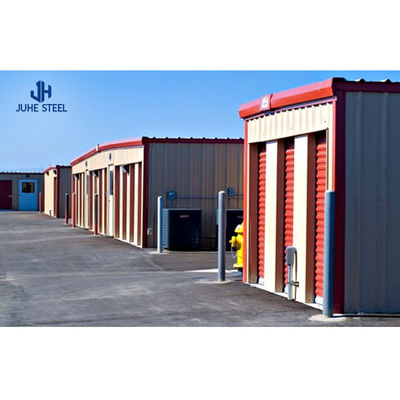 โครงสร้างกรอบโลหะเหล็ก Prefabricated สําหรับอาคาร Q235 Q355B เกรด