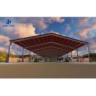 Tolerance ± 1% Customized Light Steel Structure Farm Shed Storage Warehouse อาคารที่สร้างขึ้น