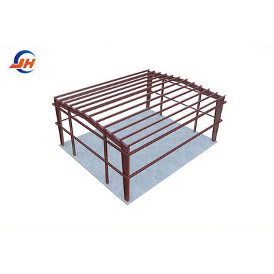 GB Standard I Beam Steel Structural Modern Pre Fab Warehouse อาคารเก็บของเอง อาคารเก็บของ