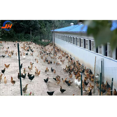 Q235/Q345 สแตนเลสคาร์บอนต่ํา อาคารฟาร์มไก่ สําหรับวัว แพะ ม้า สนาม แกะ