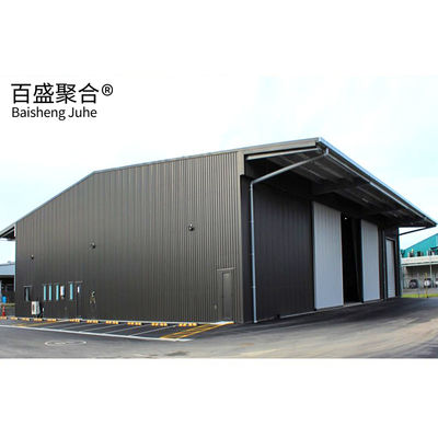 Q235 Q355B เกรด โครงสร้างเหล็ก โรงงานอาคารพกพาสําหรับโกดังกรอบโลหะ