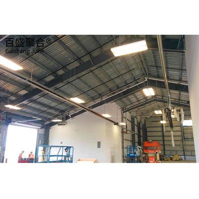 Q235 Q355B เกรด โครงสร้างเหล็ก โรงงานอาคารพกพาสําหรับโกดังกรอบโลหะ