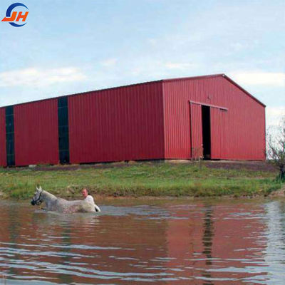 โครงสร้างเหล็ก โครงสร้าง บ้านไก่สําหรับแพะ ที่พัก ฟาร์มไก่