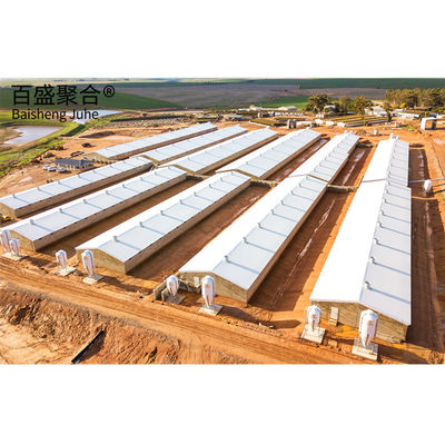โครงสร้างเครือข่ายระยะยาว Q235/Q345 สแตนเลสคาร์บอนต่ํา โครงสร้างสแตนเลส Prefab